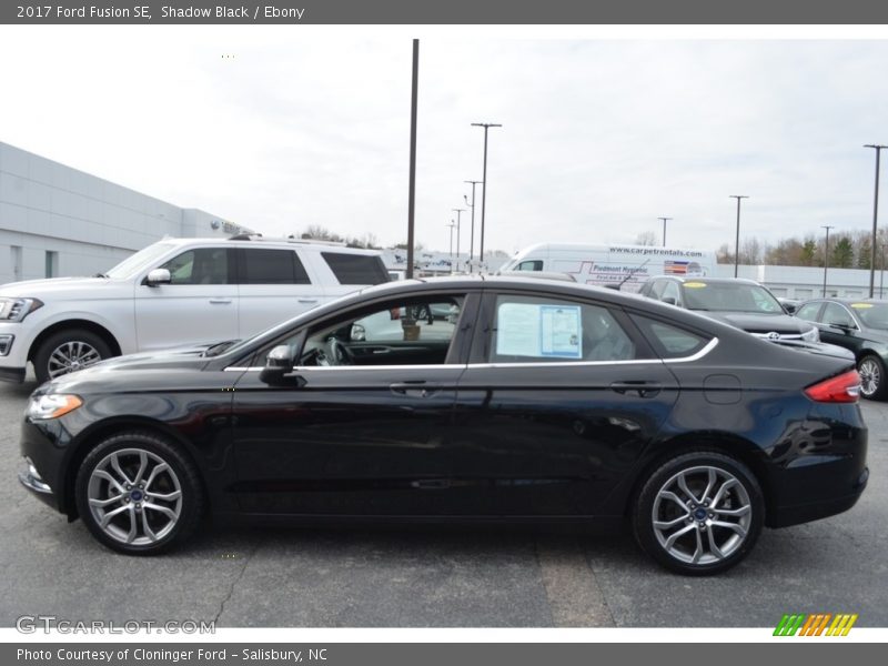 Shadow Black / Ebony 2017 Ford Fusion SE