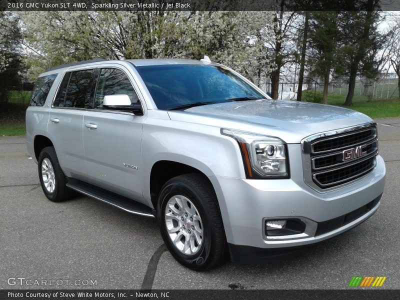 Sparkling Silver Metallic / Jet Black 2016 GMC Yukon SLT 4WD