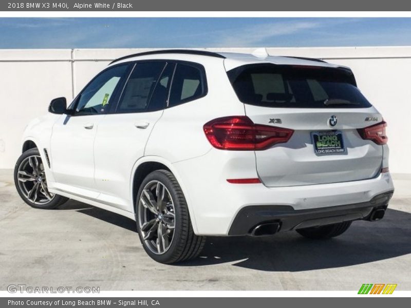 Alpine White / Black 2018 BMW X3 M40i