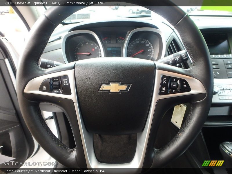 Summit White / Jet Black 2016 Chevrolet Equinox LT AWD