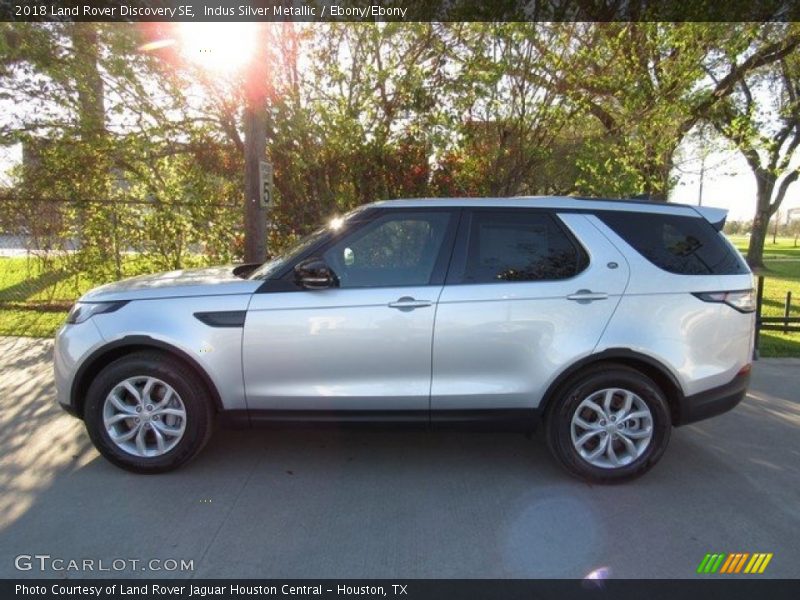 Indus Silver Metallic / Ebony/Ebony 2018 Land Rover Discovery SE