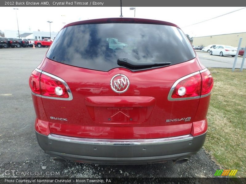 Crystal Red Tintcoat / Ebony 2012 Buick Enclave AWD