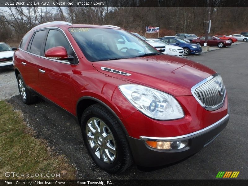 Crystal Red Tintcoat / Ebony 2012 Buick Enclave AWD