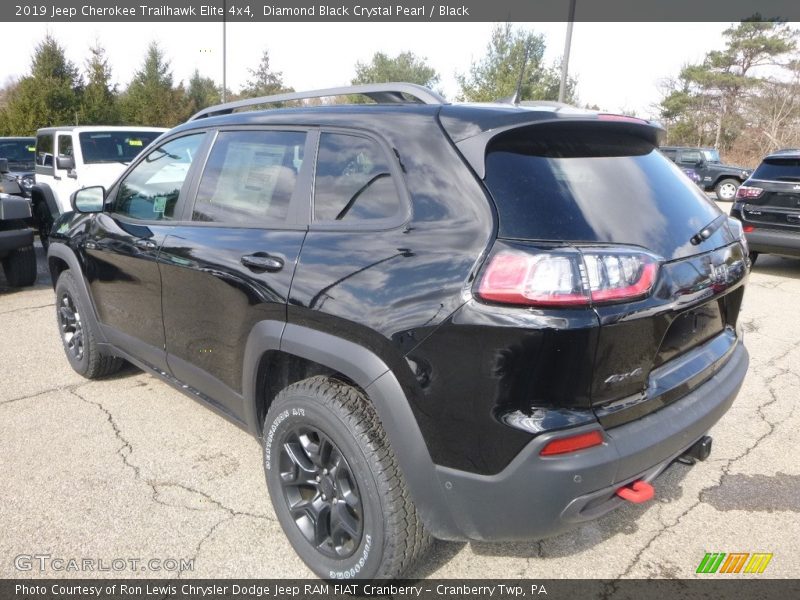  2019 Cherokee Trailhawk Elite 4x4 Diamond Black Crystal Pearl