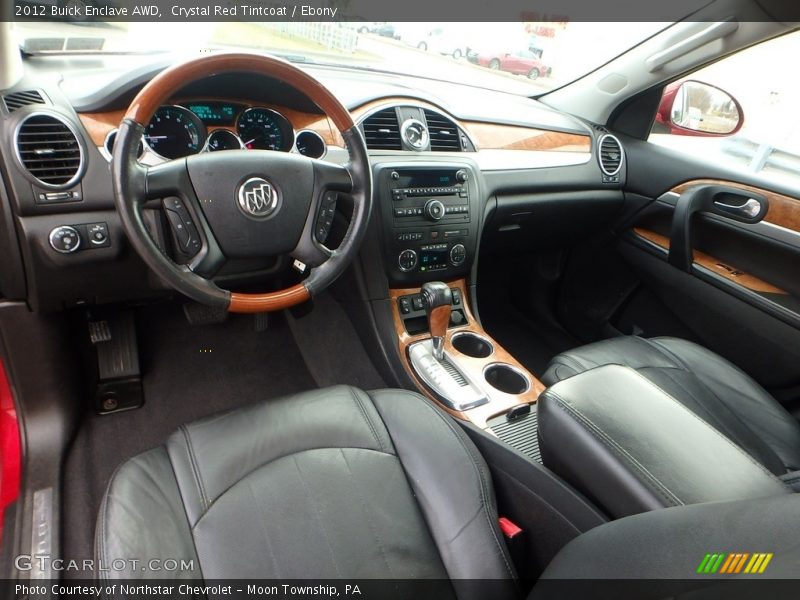 Crystal Red Tintcoat / Ebony 2012 Buick Enclave AWD