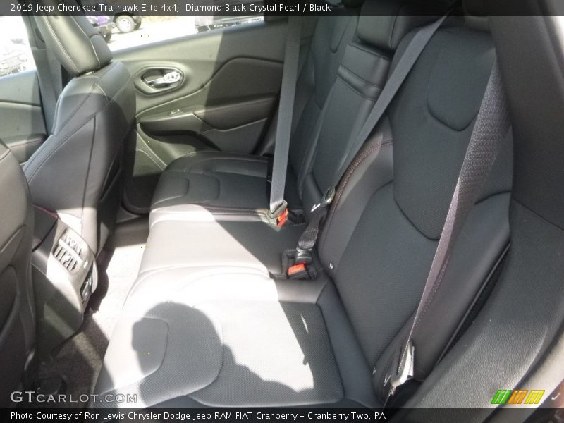 Rear Seat of 2019 Cherokee Trailhawk Elite 4x4