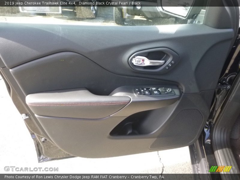 Door Panel of 2019 Cherokee Trailhawk Elite 4x4