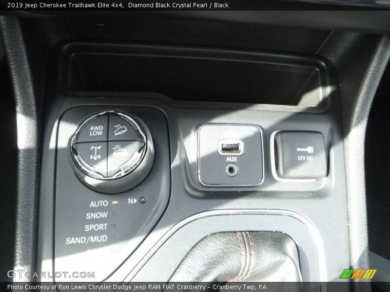 Controls of 2019 Cherokee Trailhawk Elite 4x4