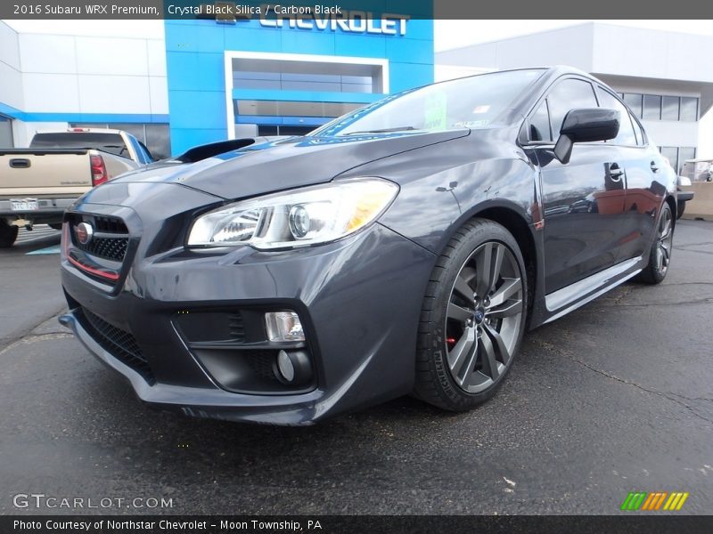 Crystal Black Silica / Carbon Black 2016 Subaru WRX Premium