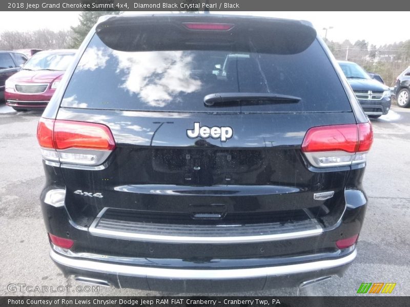 Diamond Black Crystal Pearl / Black 2018 Jeep Grand Cherokee Summit 4x4