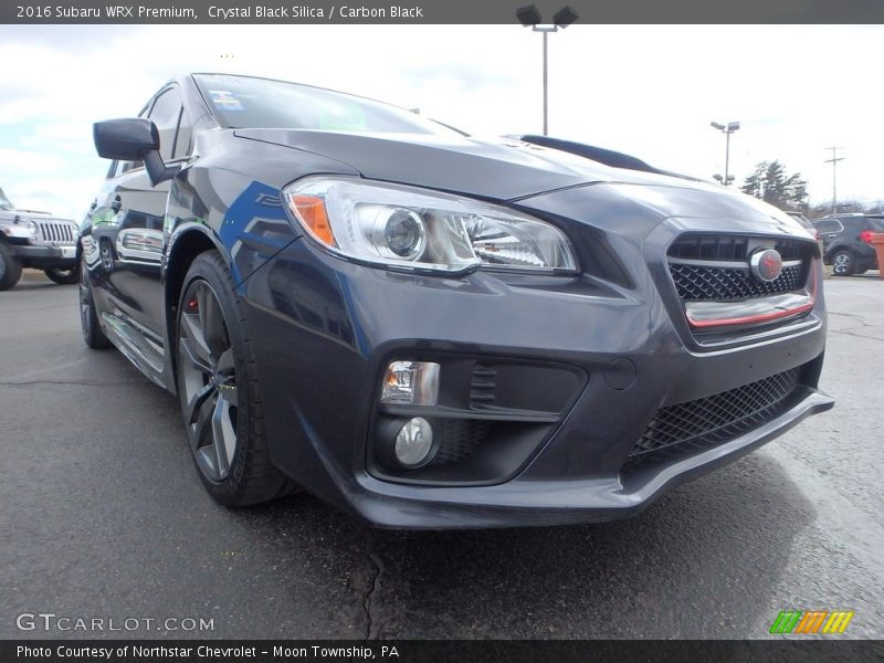 Crystal Black Silica / Carbon Black 2016 Subaru WRX Premium