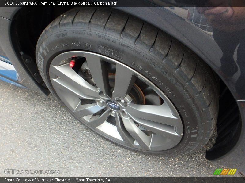 Crystal Black Silica / Carbon Black 2016 Subaru WRX Premium