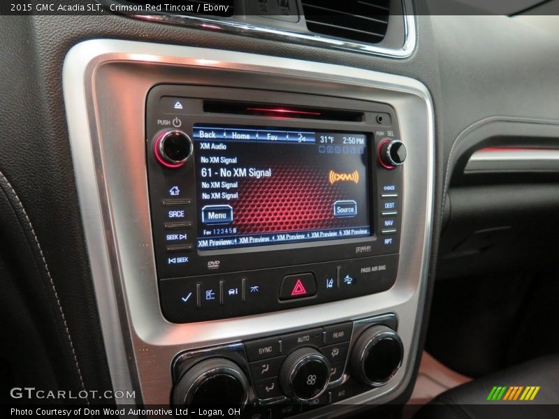 Crimson Red Tincoat / Ebony 2015 GMC Acadia SLT