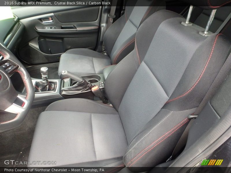 Crystal Black Silica / Carbon Black 2016 Subaru WRX Premium