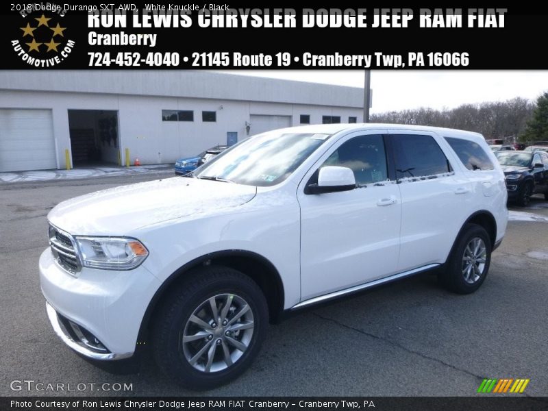 White Knuckle / Black 2018 Dodge Durango SXT AWD