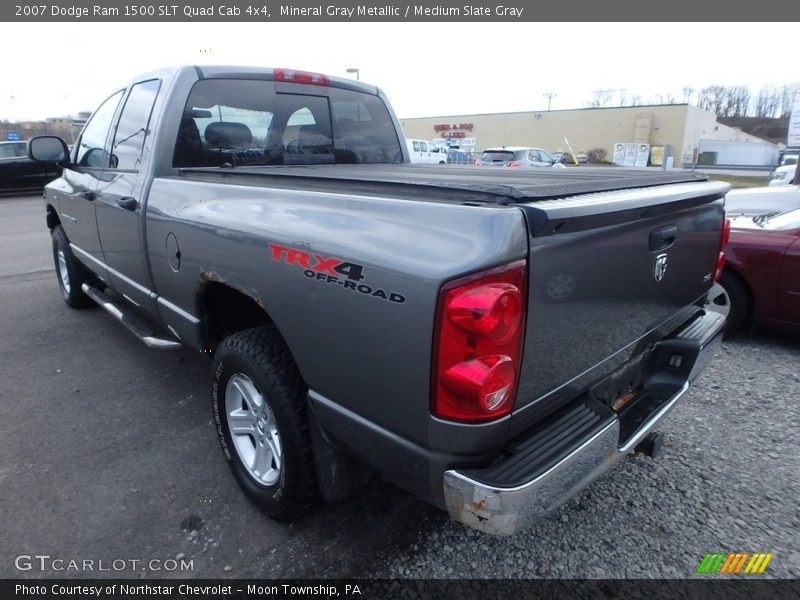 Mineral Gray Metallic / Medium Slate Gray 2007 Dodge Ram 1500 SLT Quad Cab 4x4