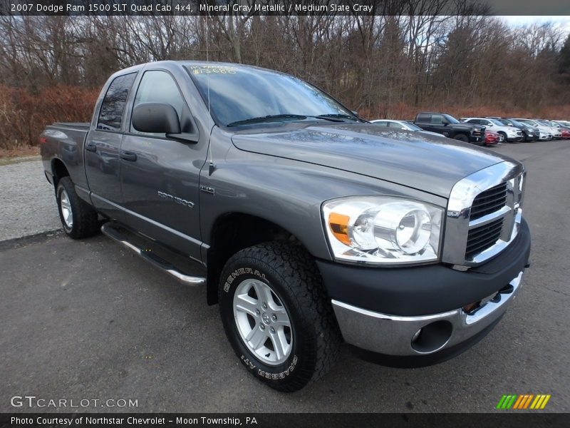 Mineral Gray Metallic / Medium Slate Gray 2007 Dodge Ram 1500 SLT Quad Cab 4x4