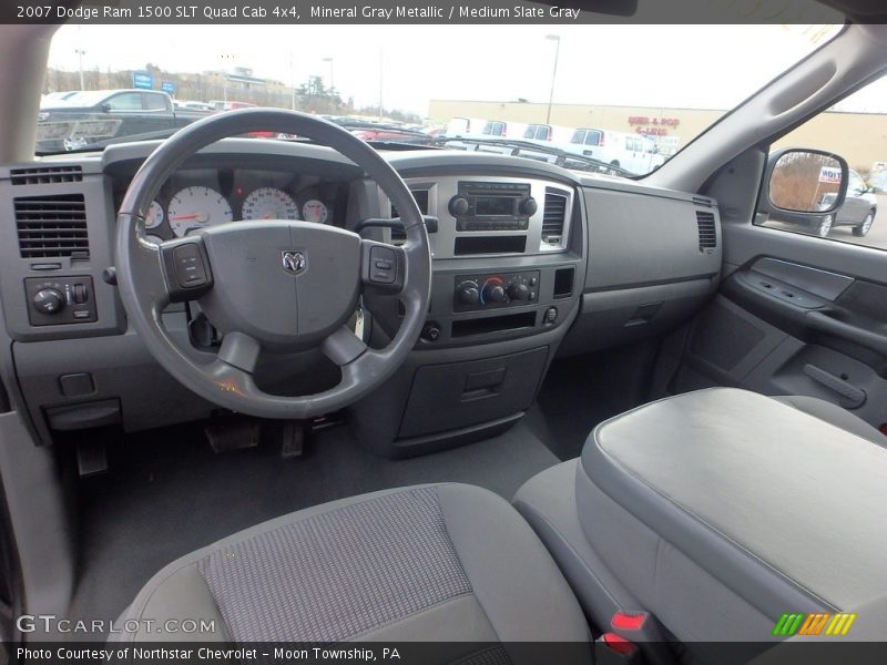 Mineral Gray Metallic / Medium Slate Gray 2007 Dodge Ram 1500 SLT Quad Cab 4x4