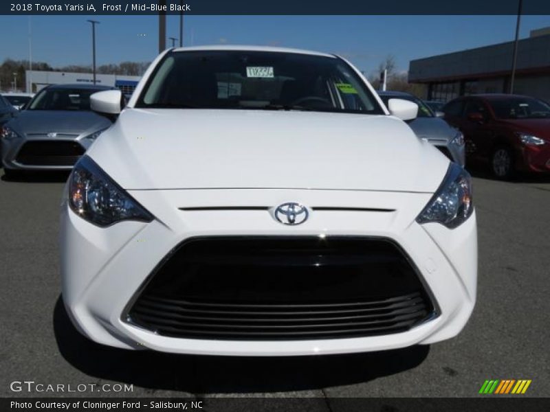 Frost / Mid-Blue Black 2018 Toyota Yaris iA