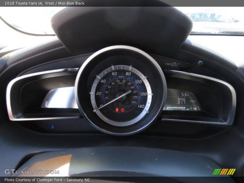 Frost / Mid-Blue Black 2018 Toyota Yaris iA