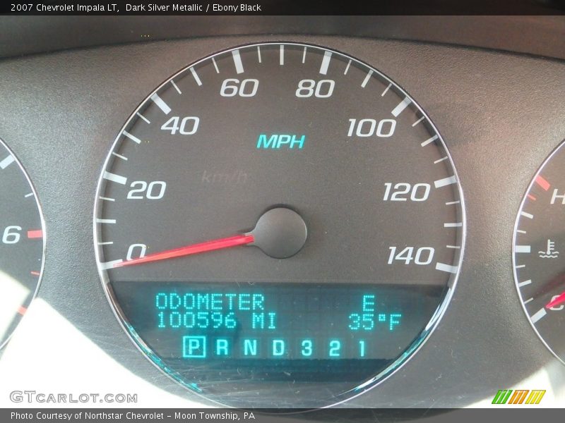 Dark Silver Metallic / Ebony Black 2007 Chevrolet Impala LT