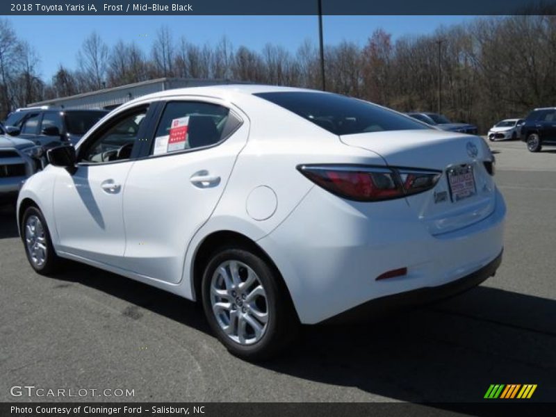 Frost / Mid-Blue Black 2018 Toyota Yaris iA