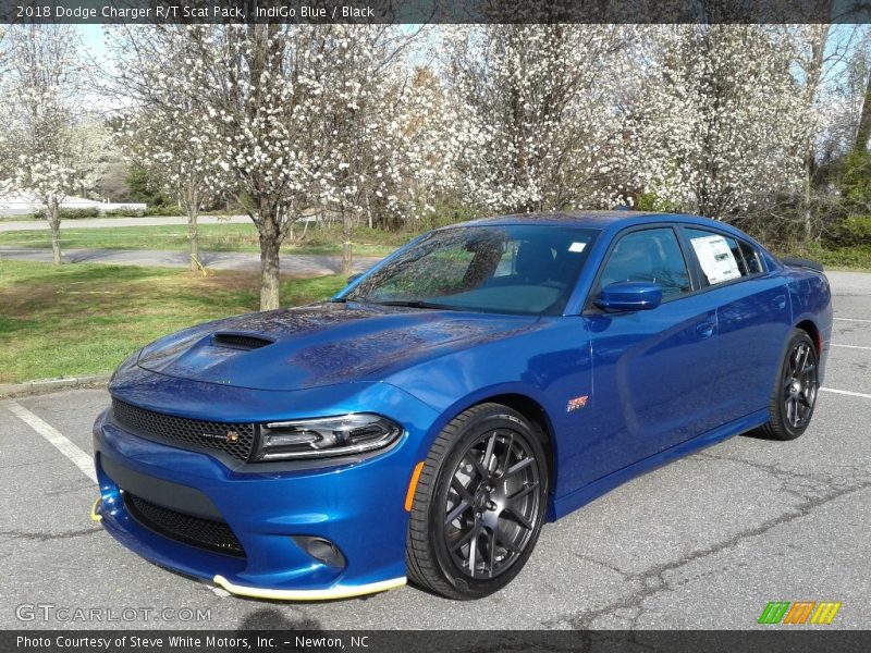 IndiGo Blue / Black 2018 Dodge Charger R/T Scat Pack
