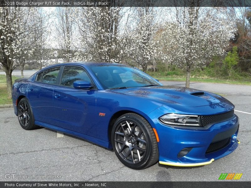 IndiGo Blue / Black 2018 Dodge Charger R/T Scat Pack