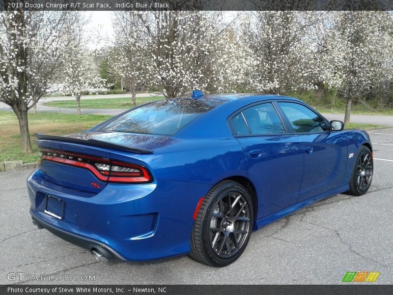 IndiGo Blue / Black 2018 Dodge Charger R/T Scat Pack