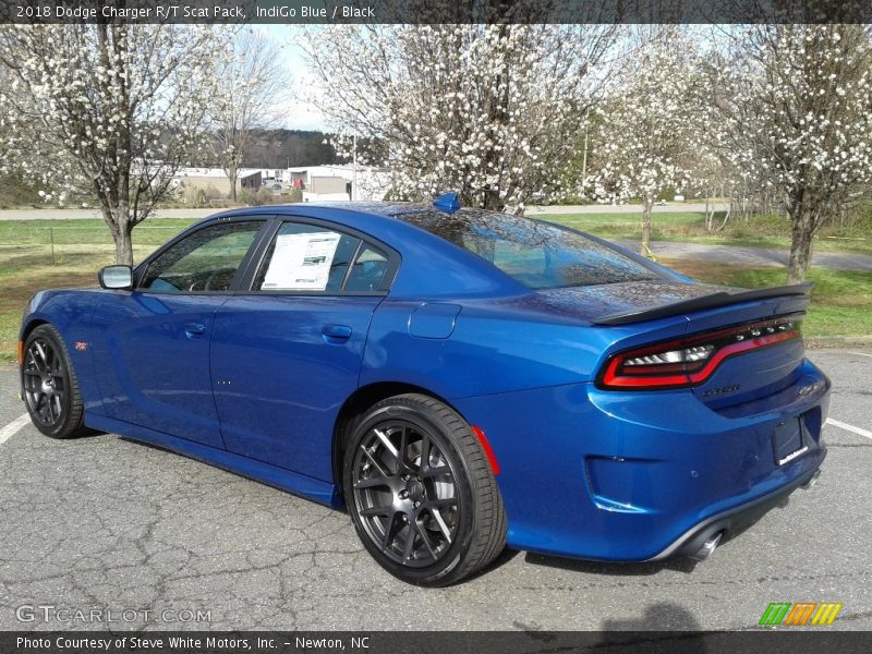 IndiGo Blue / Black 2018 Dodge Charger R/T Scat Pack