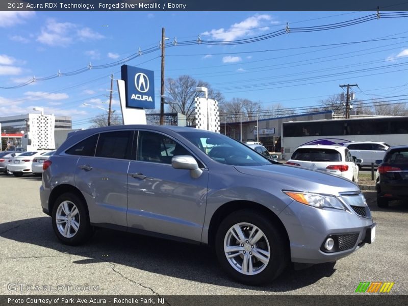 Forged Silver Metallic / Ebony 2015 Acura RDX Technology