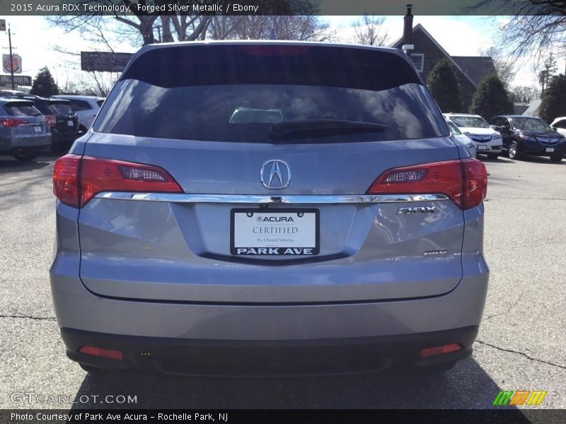 Forged Silver Metallic / Ebony 2015 Acura RDX Technology