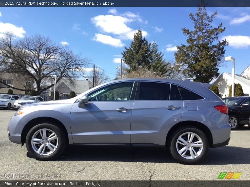 Forged Silver Metallic / Ebony 2015 Acura RDX Technology