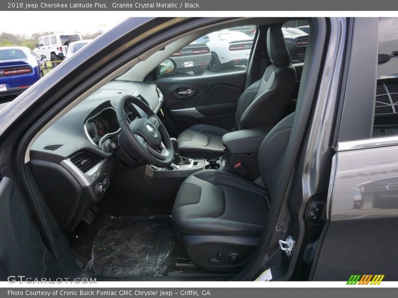 Granite Crystal Metallic / Black 2018 Jeep Cherokee Latitude Plus