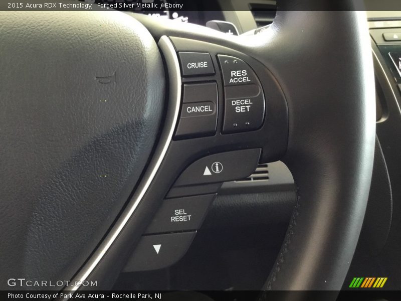 Forged Silver Metallic / Ebony 2015 Acura RDX Technology