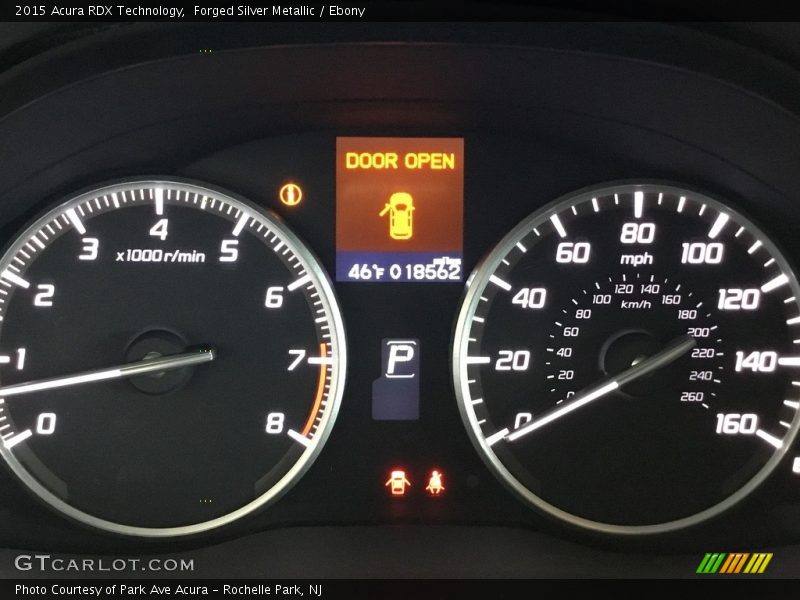 Forged Silver Metallic / Ebony 2015 Acura RDX Technology