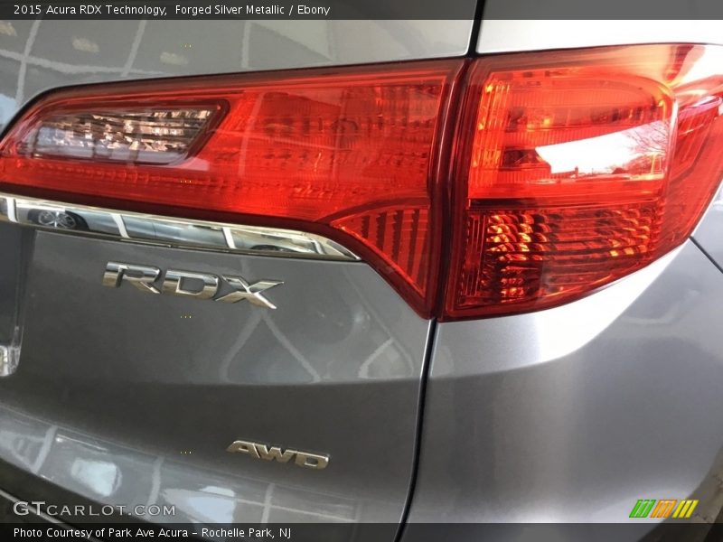 Forged Silver Metallic / Ebony 2015 Acura RDX Technology