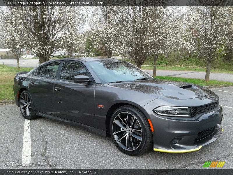 Granite Pearl / Black 2018 Dodge Charger R/T Scat Pack