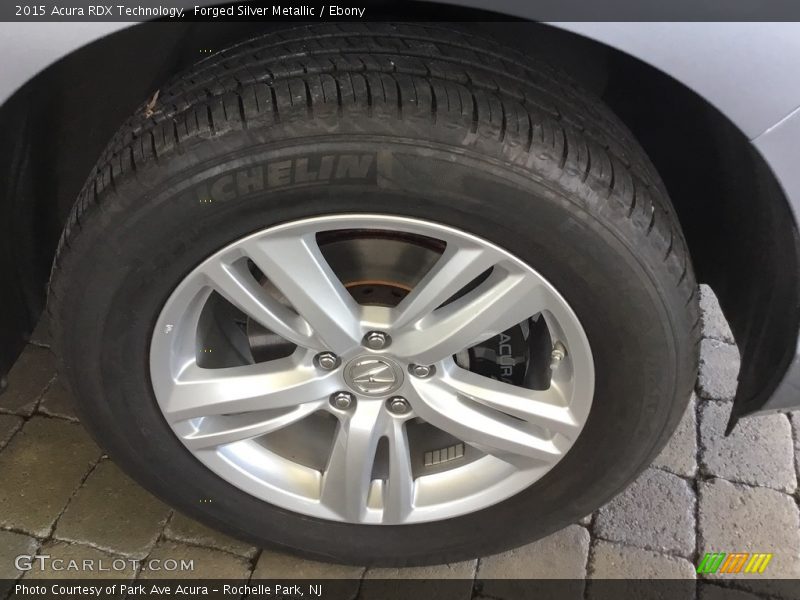 Forged Silver Metallic / Ebony 2015 Acura RDX Technology