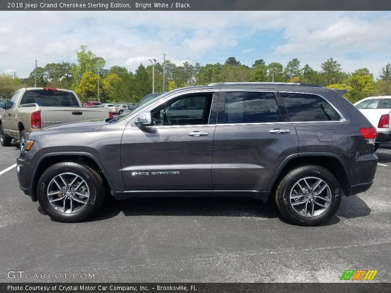 Bright White / Black 2018 Jeep Grand Cherokee Sterling Edition