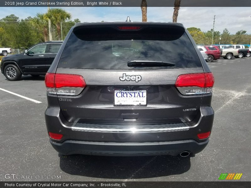 Bright White / Black 2018 Jeep Grand Cherokee Sterling Edition