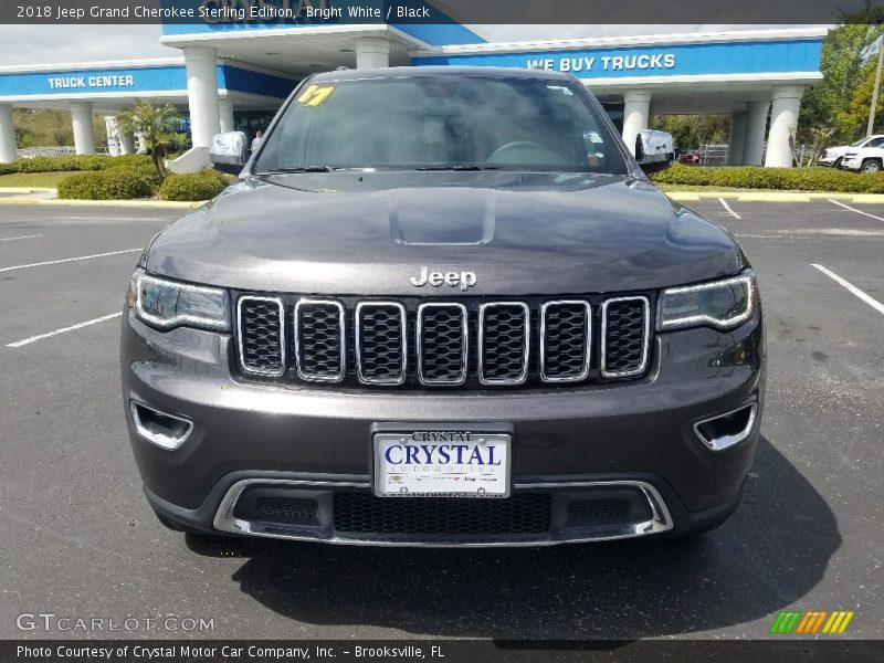 Bright White / Black 2018 Jeep Grand Cherokee Sterling Edition