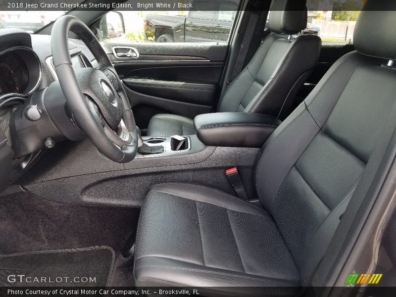 Bright White / Black 2018 Jeep Grand Cherokee Sterling Edition