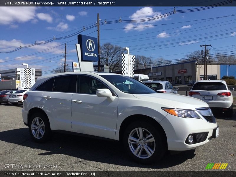 White Diamond Pearl / Parchment 2015 Acura RDX Technology