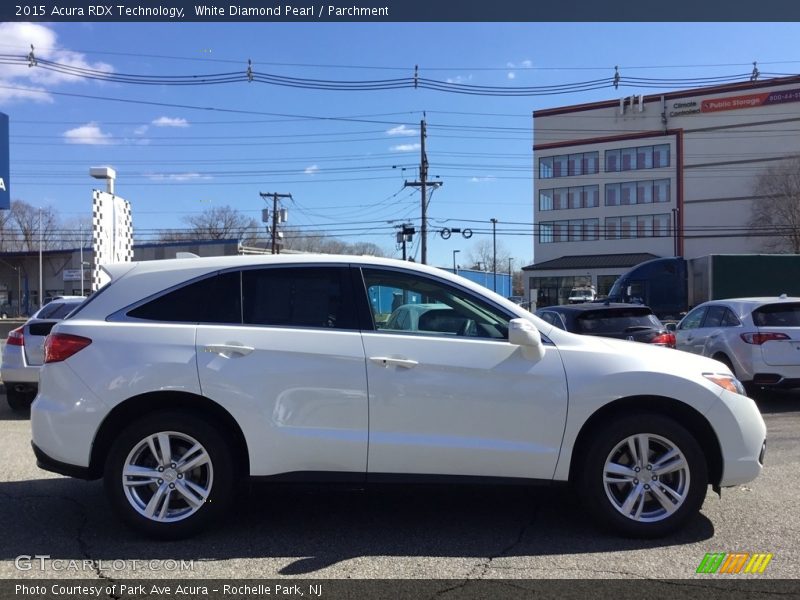 White Diamond Pearl / Parchment 2015 Acura RDX Technology