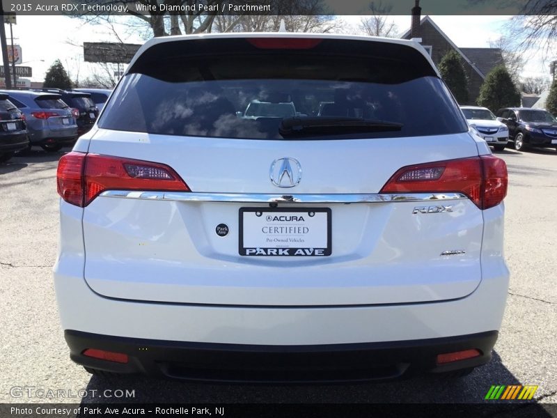 White Diamond Pearl / Parchment 2015 Acura RDX Technology