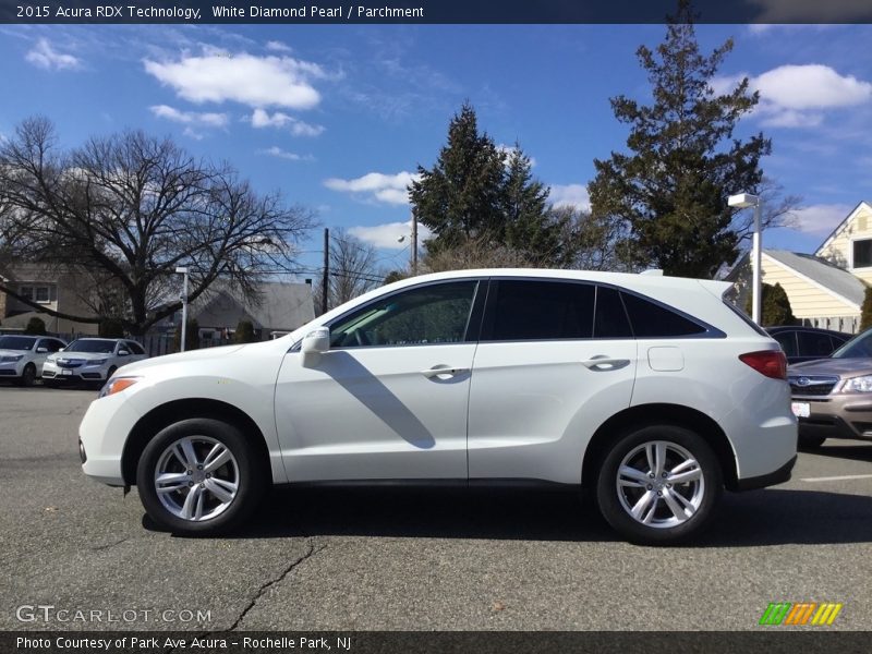 White Diamond Pearl / Parchment 2015 Acura RDX Technology