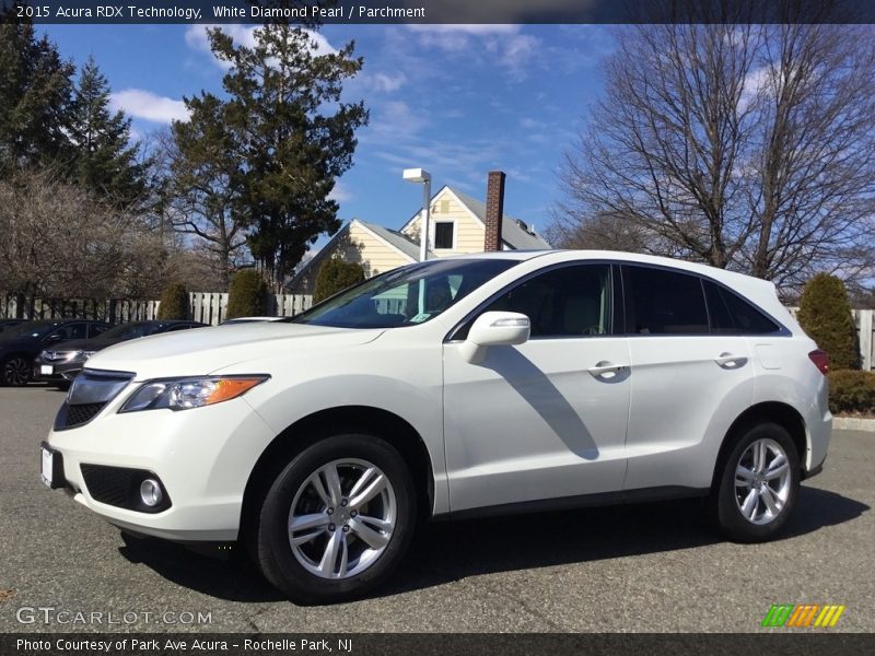 White Diamond Pearl / Parchment 2015 Acura RDX Technology