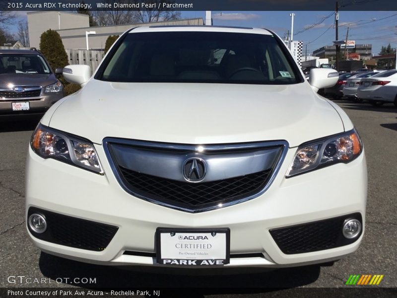 White Diamond Pearl / Parchment 2015 Acura RDX Technology