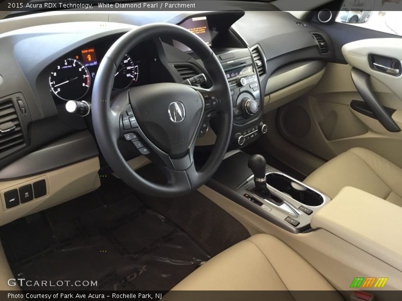 White Diamond Pearl / Parchment 2015 Acura RDX Technology